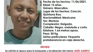 La FGE pide a la ciudadanía comunicarse al número 99-88-81-71-50 en caso de contar con alguna pista de su paradero