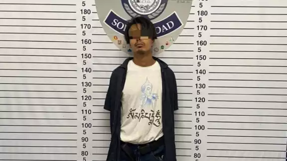 El detenido quedó a disposición de las autoridades correspondientes