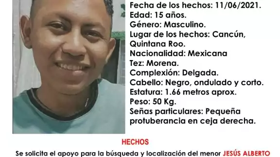 La FGE pide a la ciudadanía comunicarse al número 99-88-81-71-50 en caso de contar con alguna pista de su paradero La FGE pide a la ciudadanía comunicarse al número 99-88-81-71-50 en caso de contar con alguna pista de su paradero