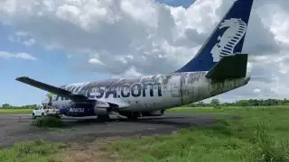 El avión servía para realizar viajes en la ruta CDMX-Chetumal
