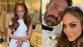 Jennifer Lopez comparte mensaje y primeras imágenes de su boda con Ben Affleck