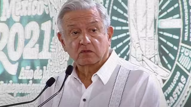 AMLO, durante su conferencia de prensa