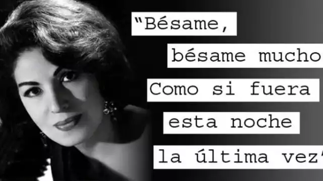 Bésame Mucho se convirtió en una de las canciones más escuchadas en México y más representativas en el marco del Día Internacional del Beso