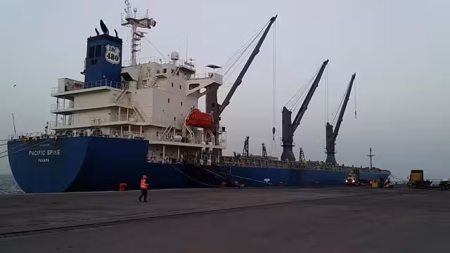 El navío, cuenta con una eslora de 189 metros y 30 metros de manga, por lo que hasta el momento, representa el barco de mayor dimensión que ha traído consigo dicho material