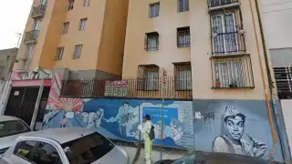 La colonia Guerrero tiene varios murales dedicados al actor