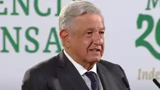 AMLO, durante su conferencia de prensa matutina