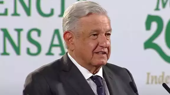 AMLO, durante su conferencia de prensa matutina