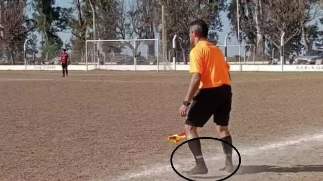 Era primera vez en su carrera dirigió un partido de las inferiores de Liga Rafaelina de Fútbol