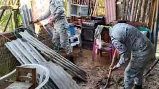 Refuerza Guardia Nacional Plan GN-A por el paso el huracán Bonnie en Oaxaca