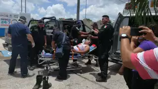 Agreden con arma blanca a tres policías de Dzilam González