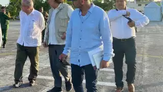 La inspección de López Obrador también incluyó a los tramos 6 y 7 del Tren Maya