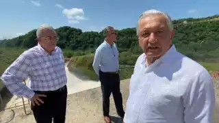 AMLO propuso utilizar la presa de Picachus para generar energía limpia