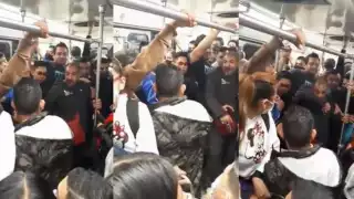 Hombre ataca con un cuchillo a 3 personas en la estación Chabacano del Metro CDMX: VIDEO