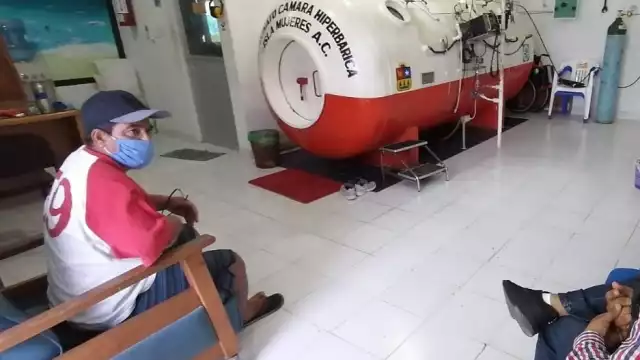 El martes arribó en estado delicado un buzo de 29 años, de una cooperativa de Puerto Juárez