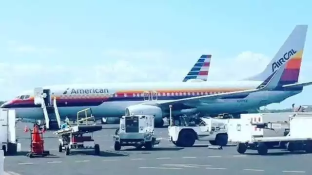 Uno de los vuelos reactivados hacia la isla de Cozumel, es operado por la aerolínea American Airlines