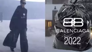 La casa de moda confeccionó una bolsa inspirada en las bolsas de basura que usamos en nuestra casa