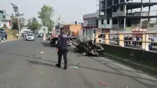 El accidente de Atizapán dejó a una persona sin vida