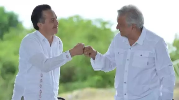 Cuitláhuac García se reunió con AMLO en Palacio Nacional este martes Cuitláhuac García se reunió con AMLO en Palacio Nacional este martes