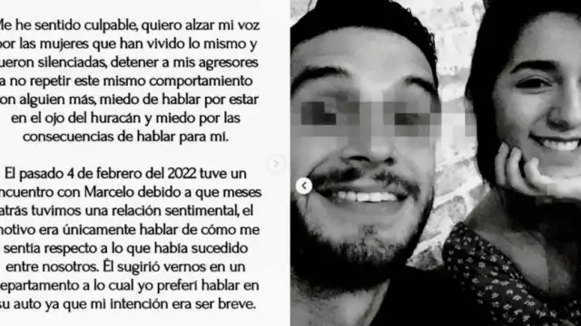 Por medio de Instagram, la joven dijo que mantuvo una relación sentimental con el comediante en 2021 y narró cómo fue que abusó de ella
