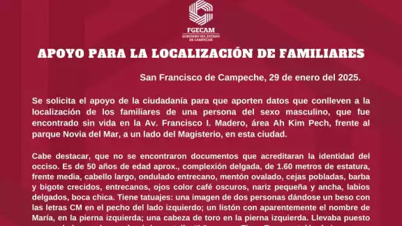 Corresponde a un hombre de unos 50 años