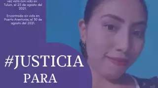 La joven campechana fue encontrada muerta el lunes 30 de agosto en el fraccionamiento Puerto Maya