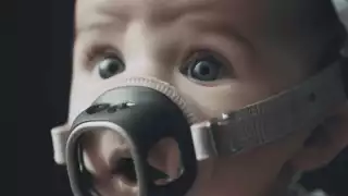 Máscara para silenciar bebés