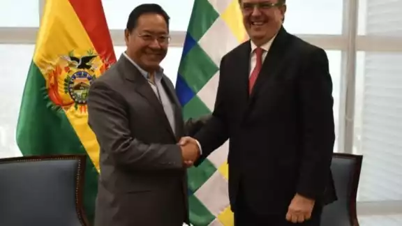 El canciller recordó que la relación diplomática entre Bolivia y México data de hace 190 años. El canciller recordó que la relación diplomática entre Bolivia y México data de hace 190 años.