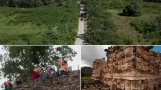 se han recuperado más de 26 mil elementos arqueológicos de la ruta del Tren Maya