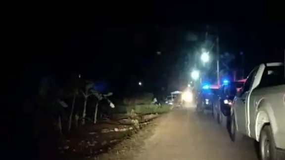 Los primeros en arribar al sitio fueron los elementos de la Policía Municipal de Chemax Los primeros en arribar al sitio fueron los elementos de la Policía Municipal de Chemax