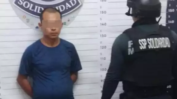 El sujeto fue puesto a disposición de la Fiscalía General del Estado El sujeto fue puesto a disposición de la Fiscalía General del Estado