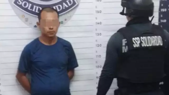 El sujeto fue puesto a disposición de la Fiscalía General del Estado