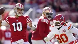 Uno de los juegos más atractivos fue el de San Francisco contra los Chiefs,