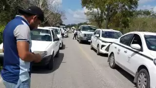 Acordaron que tendrían el libre paso para llevar a las personas que acuden al poblado de Tepich