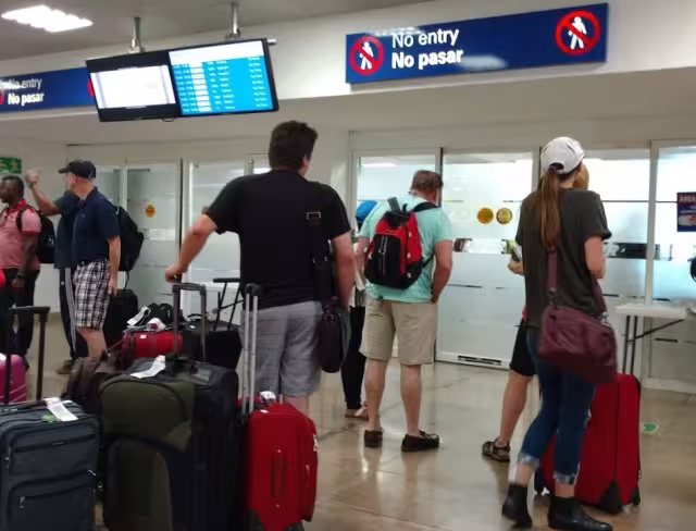 Los visitantes arribaron para disfrutar las bellezas de Cozumel