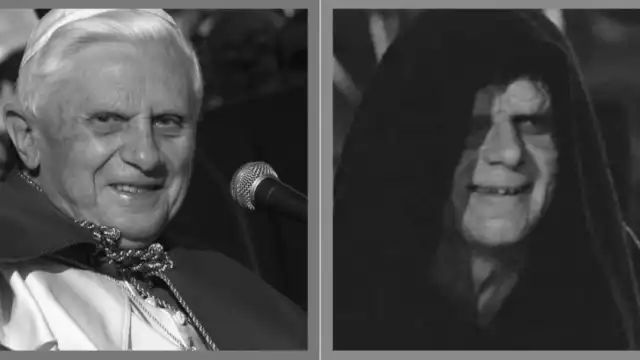 ¿Por qué comparan a Benedicto XVI con Palpatine de StarWars?