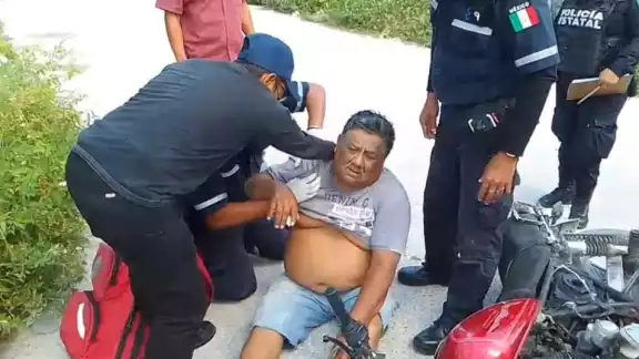 El motociclista que padece diabetes comenzó a reportar dolores en el corazón