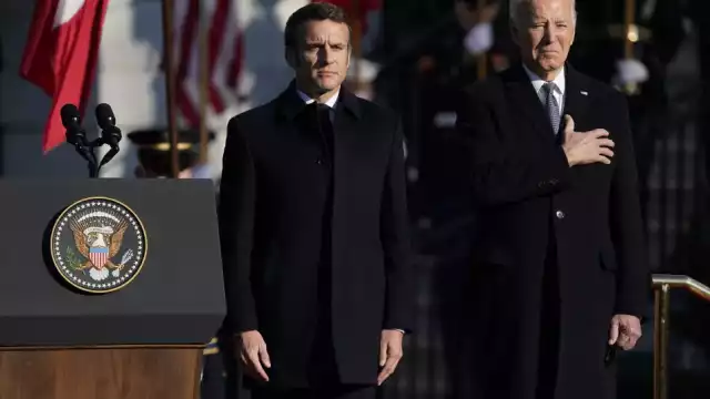 Joe Biden y Emmanuel Macron mantendrán su apoyo a Ucrania contra Rusia