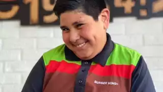 La cadena Burger King de Costa Rica anunció que el 'Niño del Oxxo' sería embajador de la marca