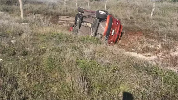 El conductor fue trasladado a un hospital de Ciudad del Carmen