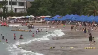 Debido al fuerte oleaje, el hombre originario de Estados Unidos, perdió la vida