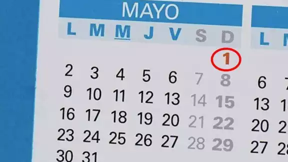 En esta fecha se conmemora el Día del Trabajo, por lo que se espera que haya puente En esta fecha se conmemora el Día del Trabajo, por lo que se espera que haya puente