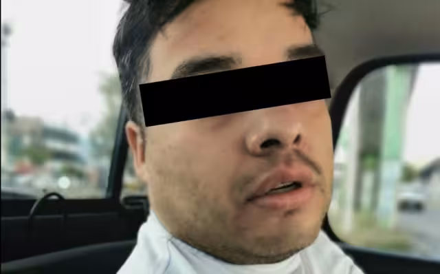 Oscar Iván 'N' fue detenido en CDMX. Foto: Especial