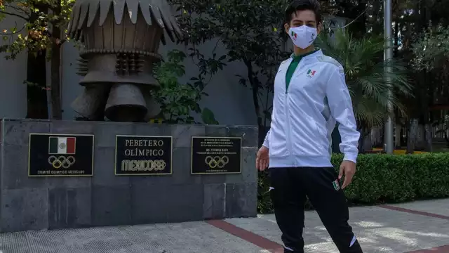 El patinador artístico y abanderado mexicano, se declara listo para participar en los  Juegos Olímpicos de Invierno