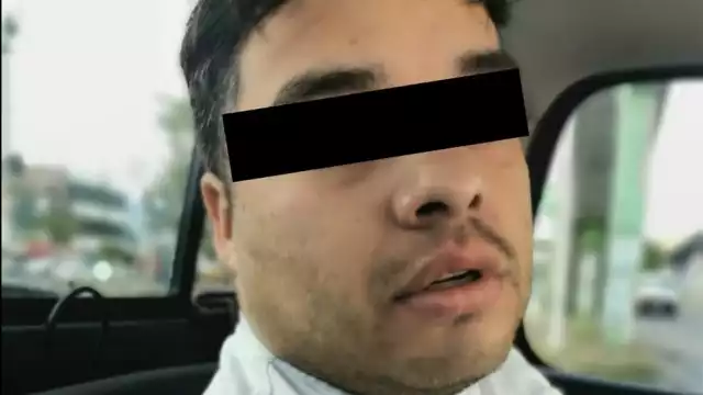 Oscar Iván 'N' fue detenido en CDMX. Foto: Especial