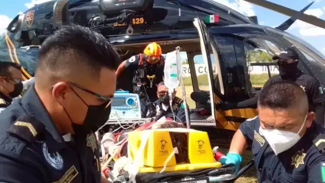 Los dos niños resultaron gravemente heridos