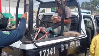 Retienen a presunto albañil por supuesta posesión de bicicleta robada en José María Morelos