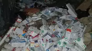 Hallan medicamentos en terreno baldío de la colonia Lázaro Cárdenas en Campeche
