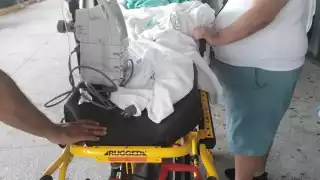 La menor llegó por la tarde de ayer  a un hospital de la Ciudad de México