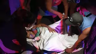 La mujer con su bebé fue trasladada en una “pecera” al Hospital General Jesús Kumate Rodríguez