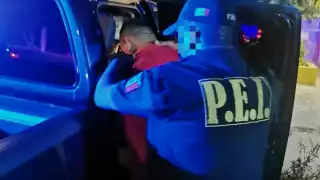 El hombre detenido y llevado por la Policía Estatal de Investigación